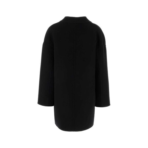 Gucci Women Black Wool Blend Reversible Coat - Picture 2 of 2